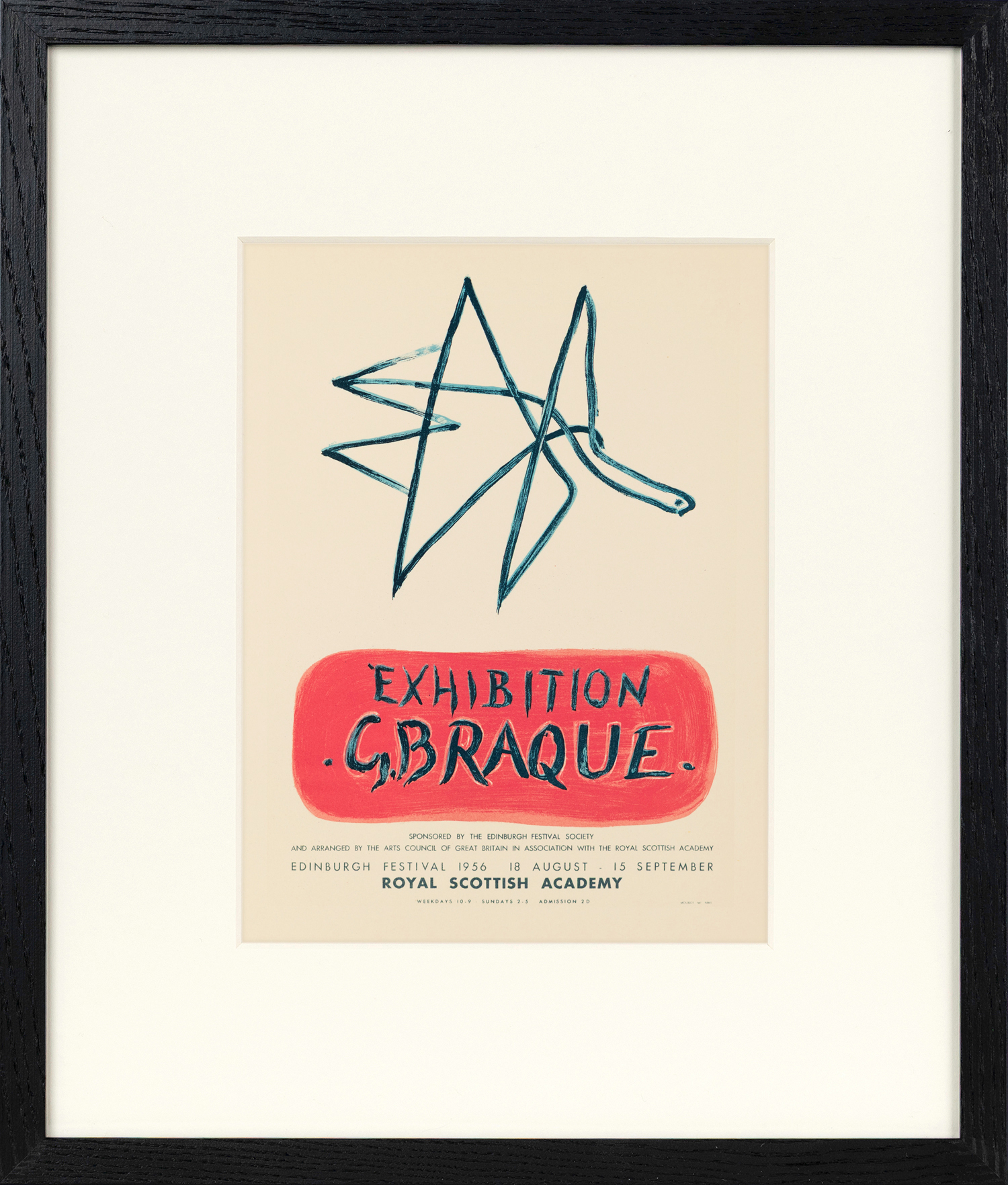 Exhibition G. Braque, 1956